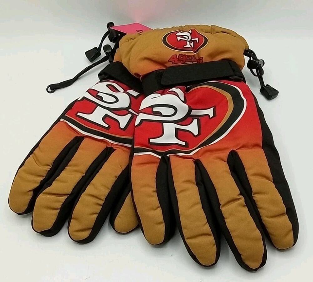 San Francisco 49ers NFL Foco Big Logo Insulated Gloves L/XL